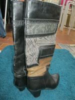 echt Leder Vollleder Stiefel 37 Vintage 80iger Bayern - Collenberg Vorschau