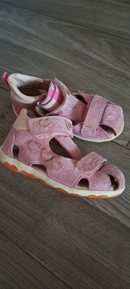 Superfit Fanni Leder Sandalen Schuhe Zehenschutz 26 rosa  neuw. in Bayreuth