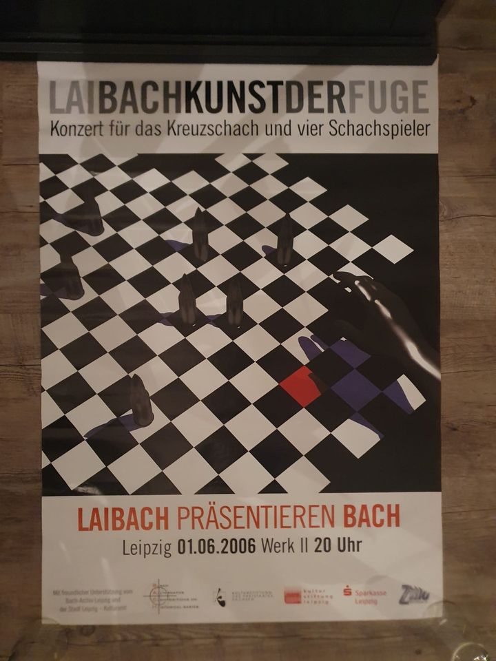 LAIBACH KUNSTDERFUGE Poster in Leipzig