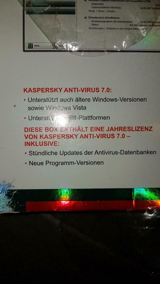 Kaspersky Antivirus Version 7.0 Computer Bild in Gütersloh