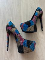Steve Madden High Heels mit Strass Berlin - Wilmersdorf Vorschau
