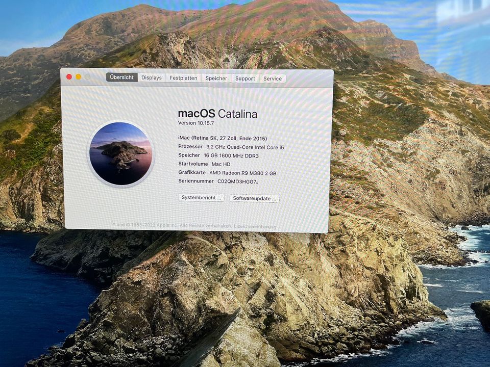 iMac Retina 5K, 27 Zoll, Ende 2015, 1 TB 16 GB in Hamburg