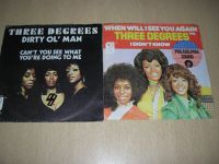 2 alte Single Schallplatten Vinyl Three Degrees 1973 und 1974 Aachen - Aachen-Mitte Vorschau