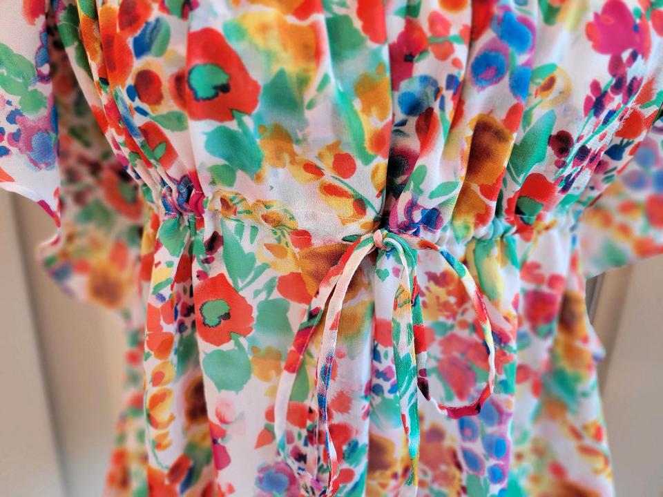 H&M "Garden Collection" Top Bluse Gr. 34 36 XS S, bunte Blumen in München