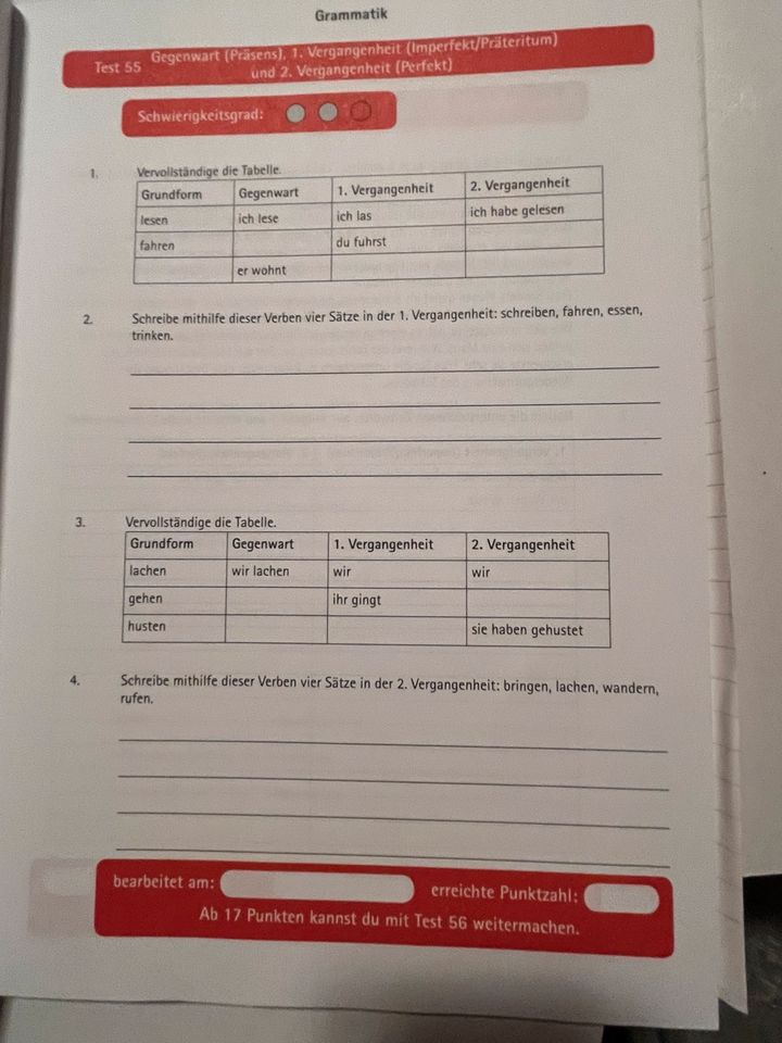 Testmappen Grundschule 3./4. Klasse in Kaiserslautern