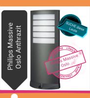 SUCHE Philips Massive Oslo Sockelleuchte Anthrazit, Lampe Leuchte Sachsen-Anhalt - Staßfurt Vorschau