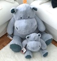 Histoire d´Ours * 2 Hippo Plüschtiere 85cm & 40cm bleu jean Baden-Württemberg - Weil am Rhein Vorschau