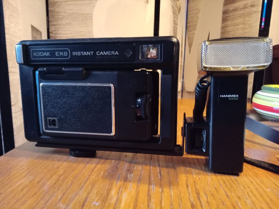 Vintage Kodak EK8 Instant Kamera Sofortbild - Balgenkamera (3450) in St. Leon-Rot
