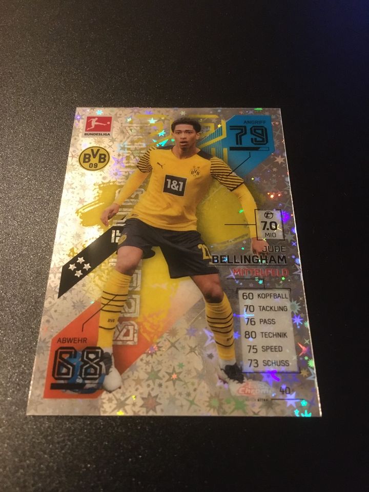 Match Attax - Topps Chrome - Jude Bellingham - Neuwertig in Furth im Wald