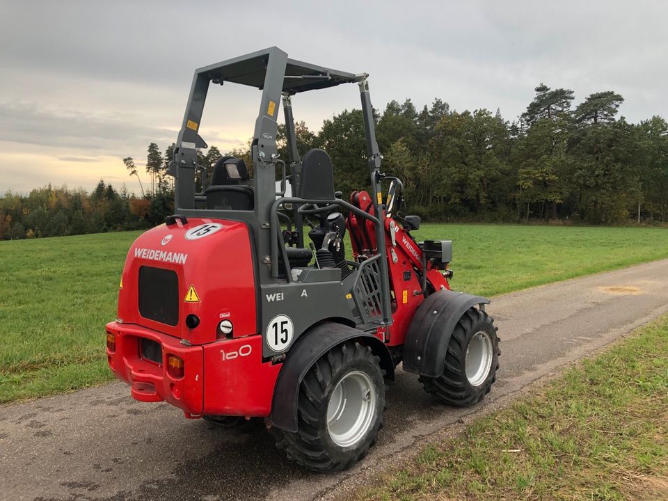 Weidemann 1160 Hoflader 660h Radlader Hoftrac Wacker in Schwäbisch Hall