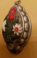 70er Jahre, antikes Zinnbild-Schale, Blumenmotiv reine Handarbeit Bayern - Roth Vorschau