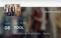 1x Tool Ticket für - Berlin Parkbühne Wuhlheide Original Preis Thüringen - Erfurt Vorschau