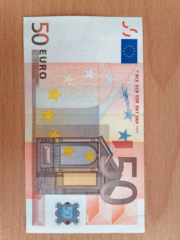 50 euro Schein 2002, Perfekt Zustand, Serie X in Chemnitz