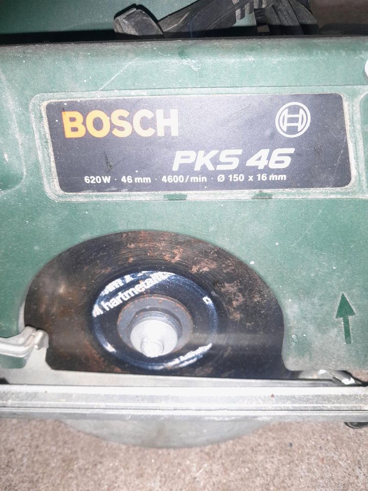 Bosch Handkreissäge PKS 46 in Bunde