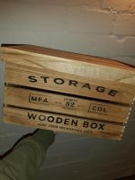 Schöne Aufbewahrungskiste, holzkiste, storage wooden box Schleswig-Holstein - Rendsburg Vorschau