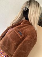 Süße Crop Teddy Jacke , braun Hessen - Viernheim Vorschau