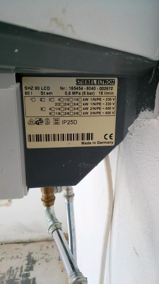 Stiebel Eltron Wandspeicher SHZ 80 LCD in Hallenberg