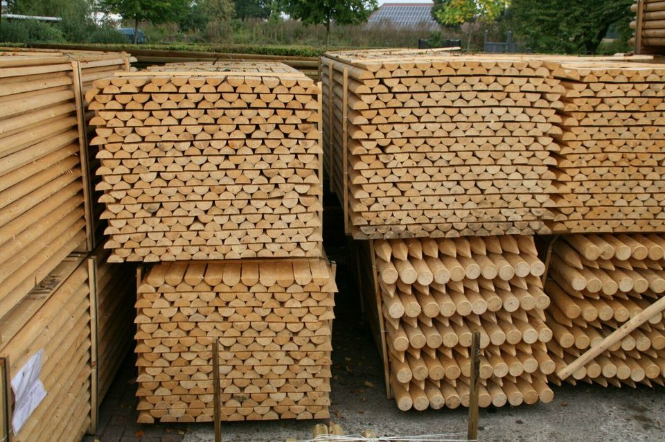 Halbrundriegel – Holz, nicht imprägniert – Rohware – in Wagenfeld