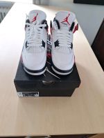 Nike Jordan 4 Retro White Fire Red-Black US  8 Gr 41 Bayern - Kulmbach Vorschau