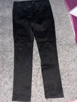 Hose Jeans schwarz elegant Blind Date Strasssteine Hessen - Karben Vorschau