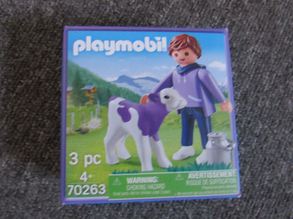 Playmobil verschiedene Tiersets Milka Kuh, Schaf, Hase, Huhn in Michelstadt