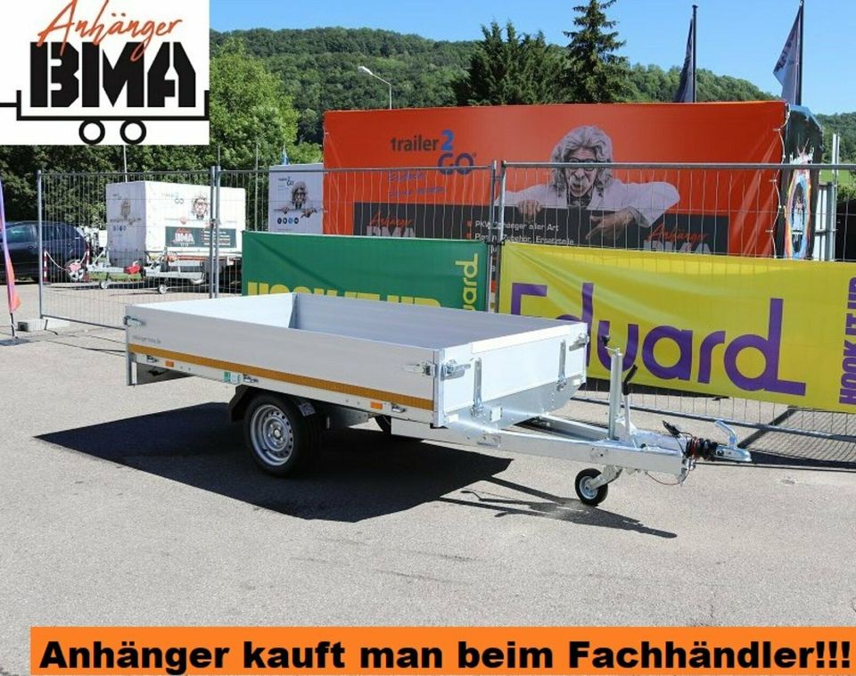 EDUARD Anhänger Hochlader 250x145x30 1350kg ALUBORDWÄNDE NEU in Mühlhausen im Täle