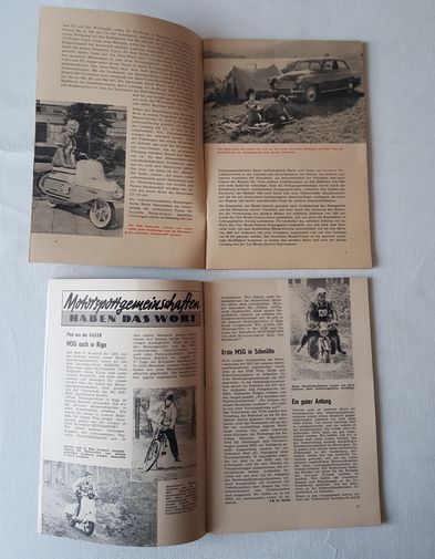2 Motorsport Zeitschriften Motorrad 1961 in Dessau-Roßlau