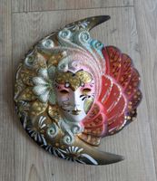 Venizianische Maske Venedig Keramik Sonne Mond glitzer Saarland - Ensdorf Vorschau