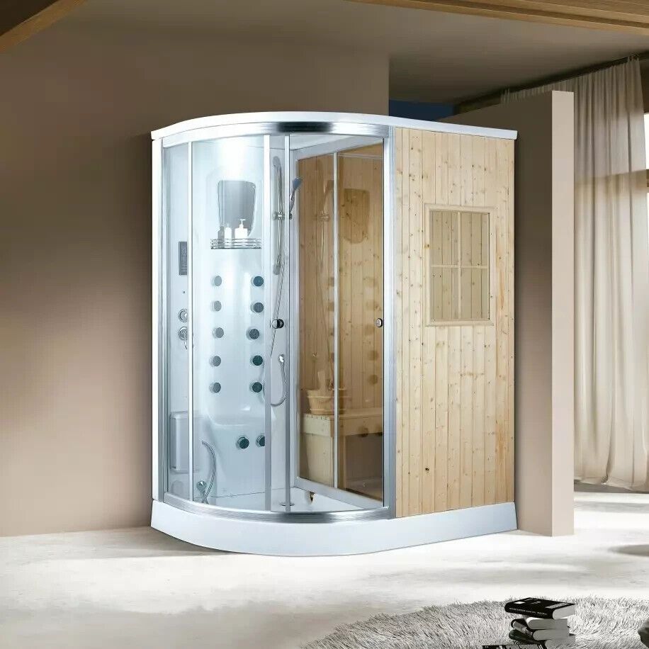 Dampfdusche Montana I inkl. Saunafunktion 170x100cm Sauna Dusche in Bad Kissingen