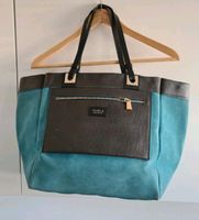 Furla Tasche Leder blau grau Shopper 2in1 Nordrhein-Westfalen - Neuss Vorschau