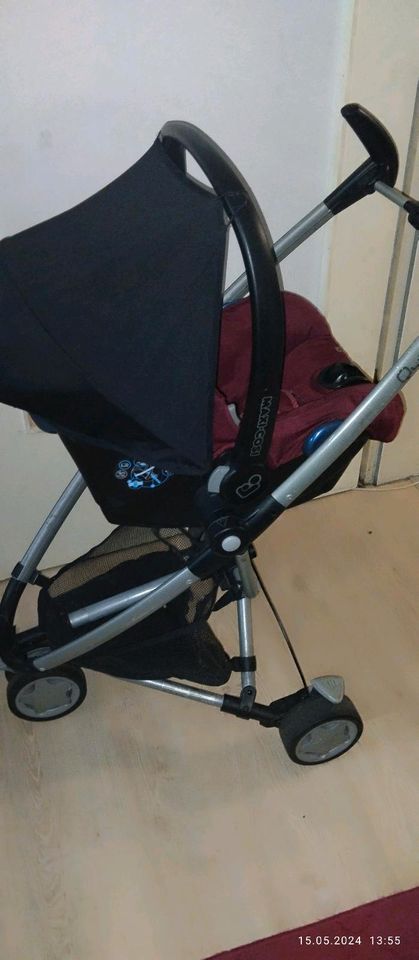 Maxi Cosi i-sitz und citti mit Adapter und Quinny Zapp Gestell in Eckernförde