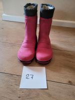 Kinderschuhe Gefütterte Gummistiefel in Pink gr. 27 Hessen - Rodenbach Vorschau