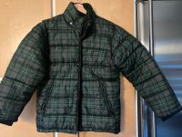 Puffer-Jacke H&M grün-schwarz Tartan mit Kapuze vegan 170 Pankow - Prenzlauer Berg Vorschau