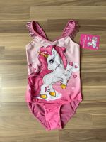 ❤️ NEU! Wunderschöner Einhorn Glitzer Badeanzug 98/104 110/116 Hessen - Groß-Umstadt Vorschau