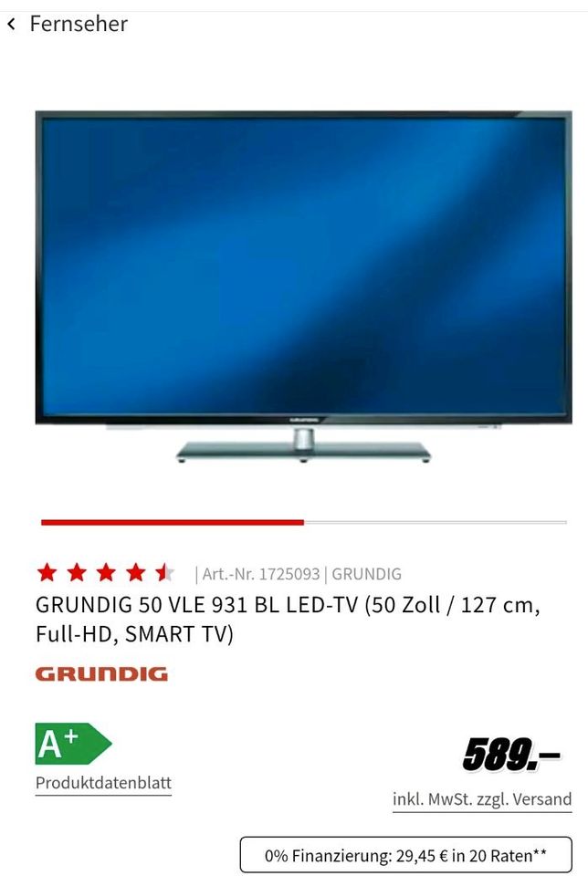 Grundig TV 50 Zoll Top in Nordrhein-Westfalen - Neuss | Fernseher gebraucht  kaufen | eBay Kleinanzeigen ist jetzt Kleinanzeigen