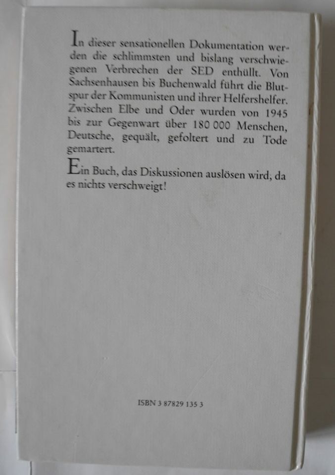 Vertuschte SED Verbrechen; Hanns-Heinz Gatow; Eine Spur von Blut in Neustadt an der Weinstraße