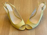 Pumps Slingpumps Gelb Gr. 39 fast wie neu Nordrhein-Westfalen - Meerbusch Vorschau