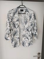 C&A Leinen Blazer weiß mit dunkelblauen Blumenmuster, Gr. 38 Niedersachsen - Oldenburg Vorschau