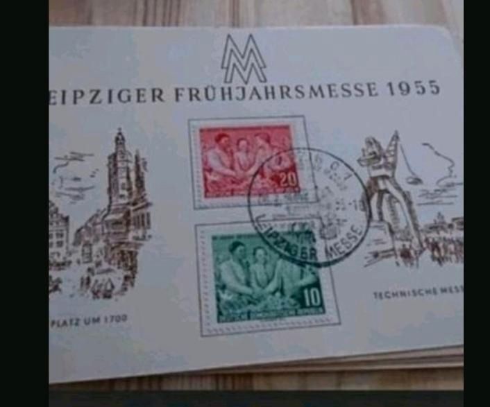 Briefmarken Leipziger Messe in Blankenfelde-Mahlow