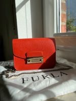 Furla Metropolis Umhängetasche, dunkelorange bis rot, Leder Altona - Hamburg Altona-Altstadt Vorschau