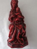 Wachsfigur Maria mit Kind,edle Wachskunst, Standfigur,dunkelrot Hessen - Bad Arolsen Vorschau