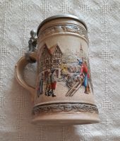 Bierkrug mit Zinndeckel Mecklenburg-Vorpommern - Wismar Vorschau