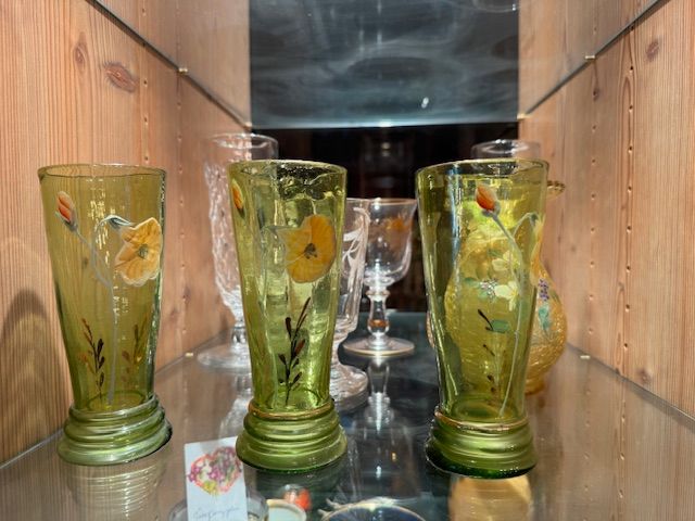 Porzellan, Gläser, Ölgemälde, Antikes, Tassen, Versilbertes, in Hamburg