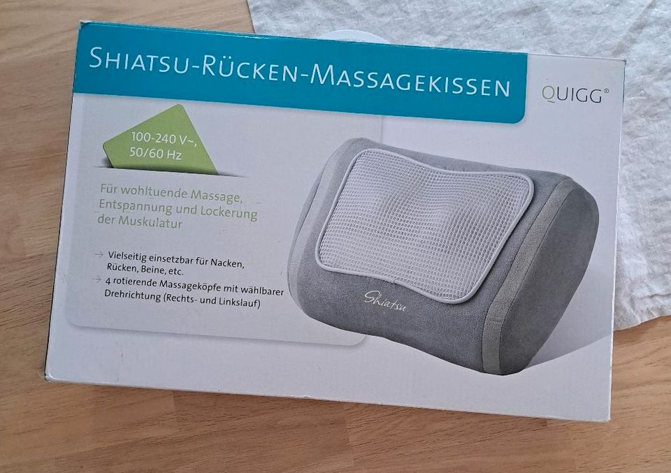 Shiatsu Rücken/Nacken Massagekissen in Lübeck