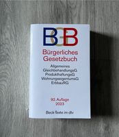 BGB Bürgerliches Gesetzbuch 2023 | Paragraph/Jura/Gesetze Niedersachsen - Wilhelmshaven Vorschau