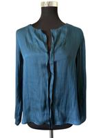 MANGO Basics Bluse / Blusenshirt in Petrol – Gr. S Brandenburg - Panketal Vorschau