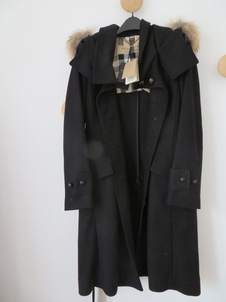 BURBERRY Damen Mantel Gr. 14 schwarz neu mit Etikett in Alsdorf