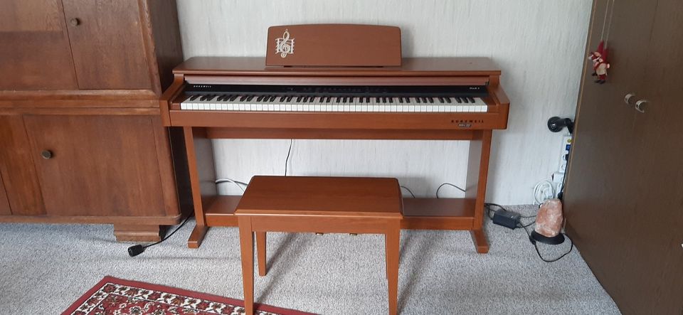 Aus Nachlaß Kurzweil M3 Digital Piano 88 Tasten mit Pianohocker M in Meerane