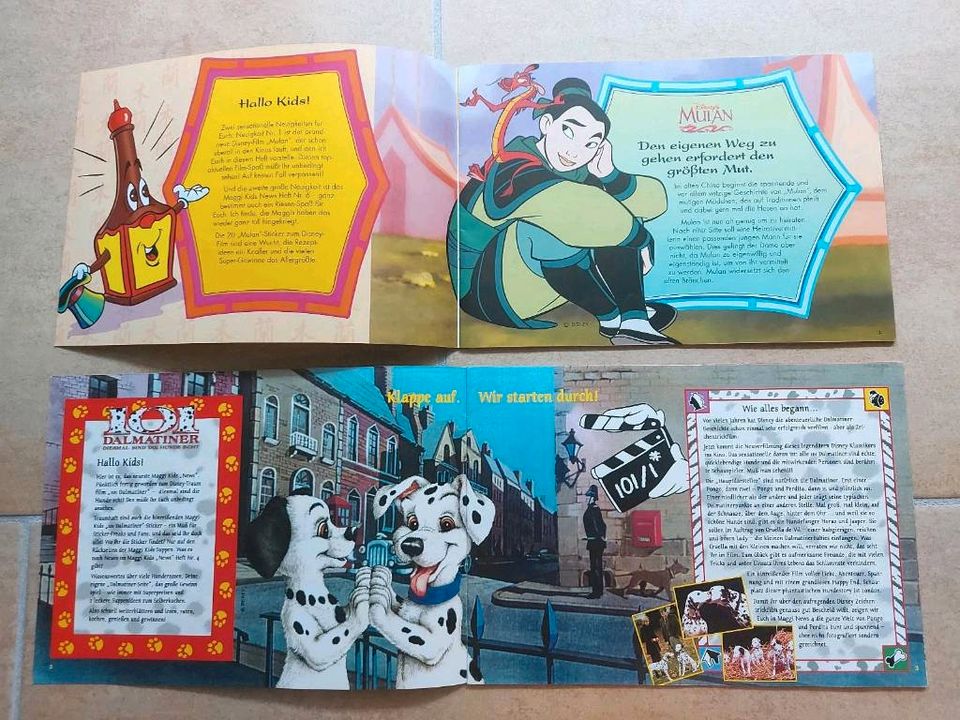 Maggi Kids News Disney 90er Stickeralbum in Zell am Main