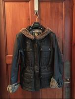 Belstaff Wachsjacke mit Lammfellbesatz, Gr. 38 Hessen - Idstein Vorschau